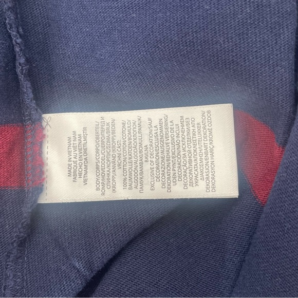 RALPH LAUREN POLO MEN RUGBY RED STRIPE LONG SLEEVE PULLOVER SHIRT | SIZE M - Picture 7 of 7